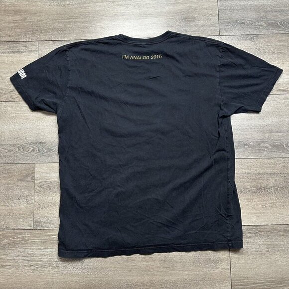 Pearl Jam 2016 Ten Club Shirt L Black Short Sleeve I'm Analog - Picture 2 of 5